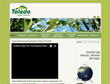 Tablet Screenshot of aceitestoledo.com